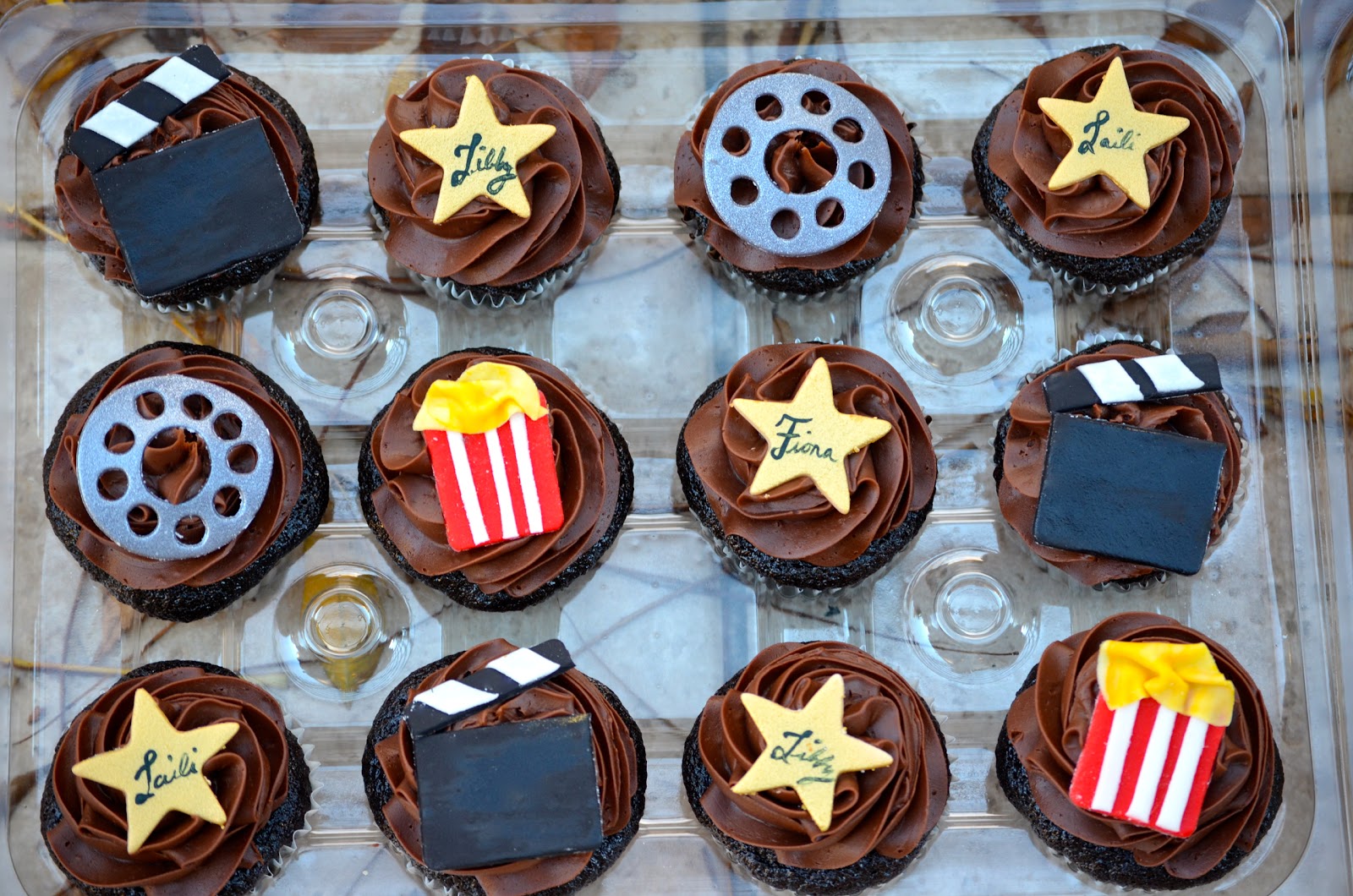 Movie themed cupcakes!