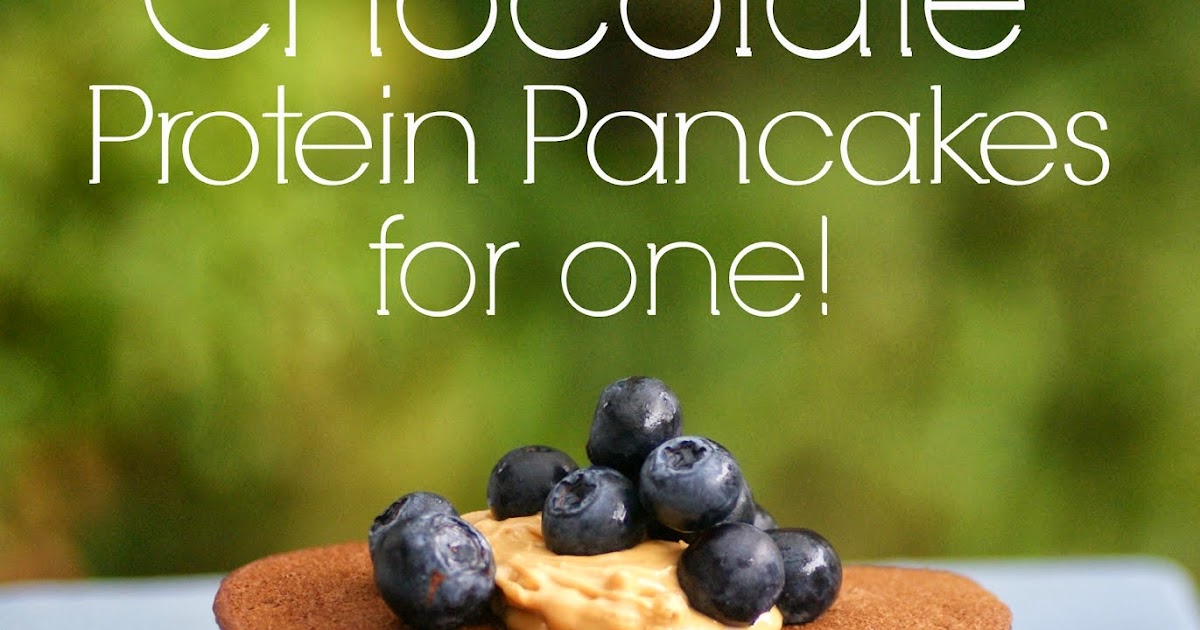 Southern In Law Recipe Chocolate Protein Pancakes for One!