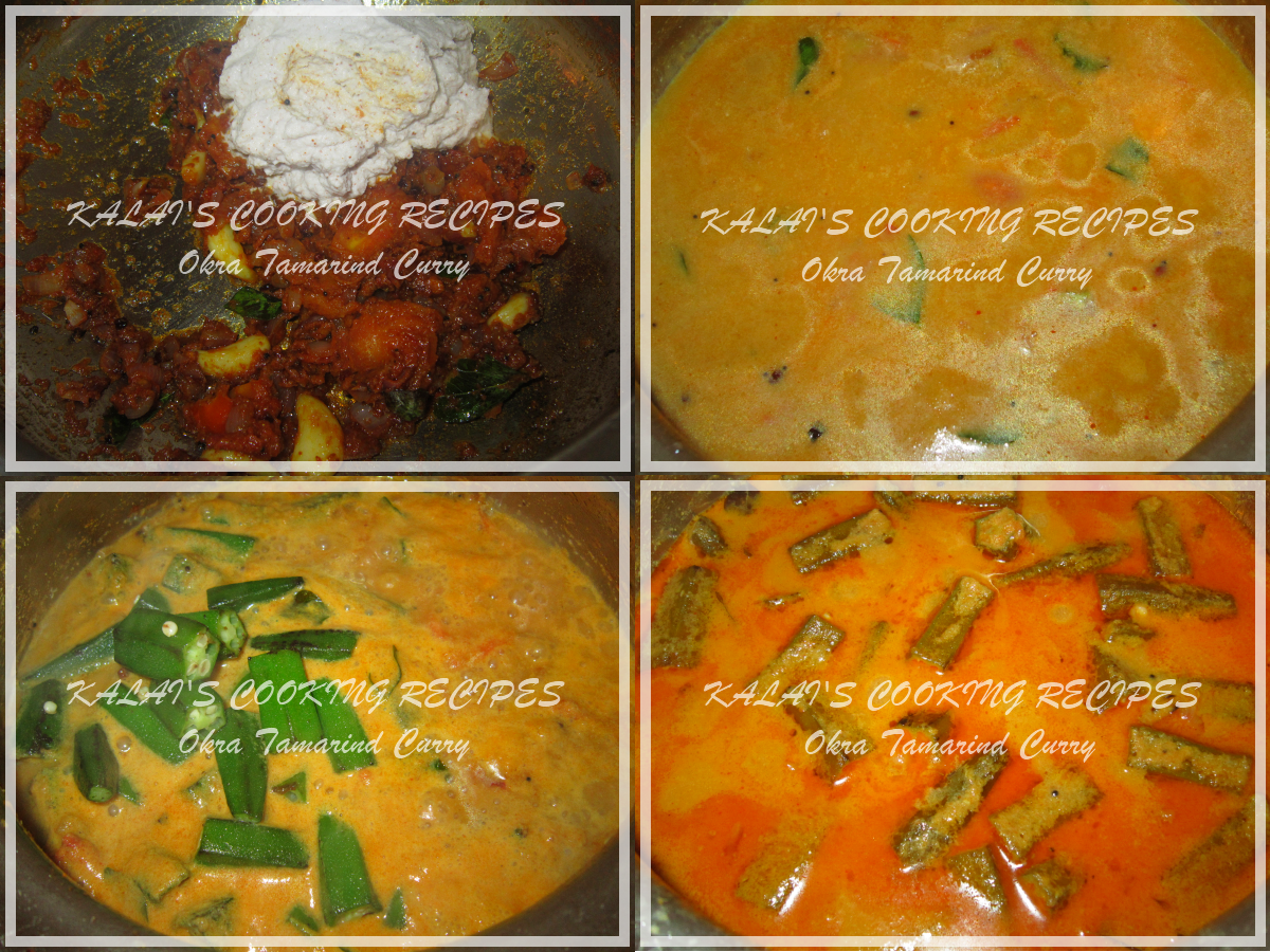 KALAI'S COOKING RECIPES Vendakkai Puzhi Kuzhambu / Okra Tamarind Curry