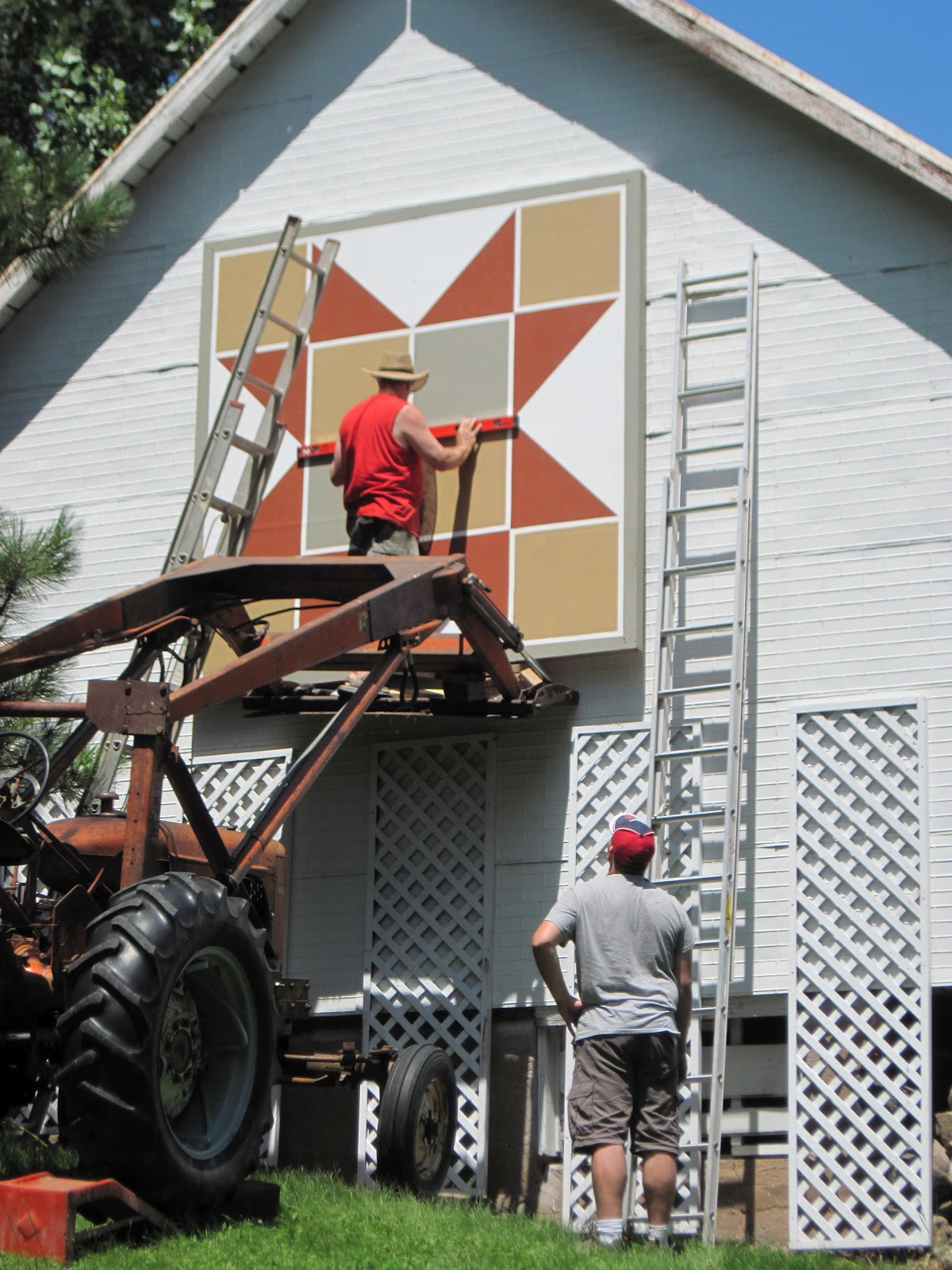 ConnieSlama How to Hang a Barn Quilt Stage 2 of Project