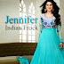 Indian Long Frocks for Wedding and Parties | Jennifer Colorful Indian Long Frocks