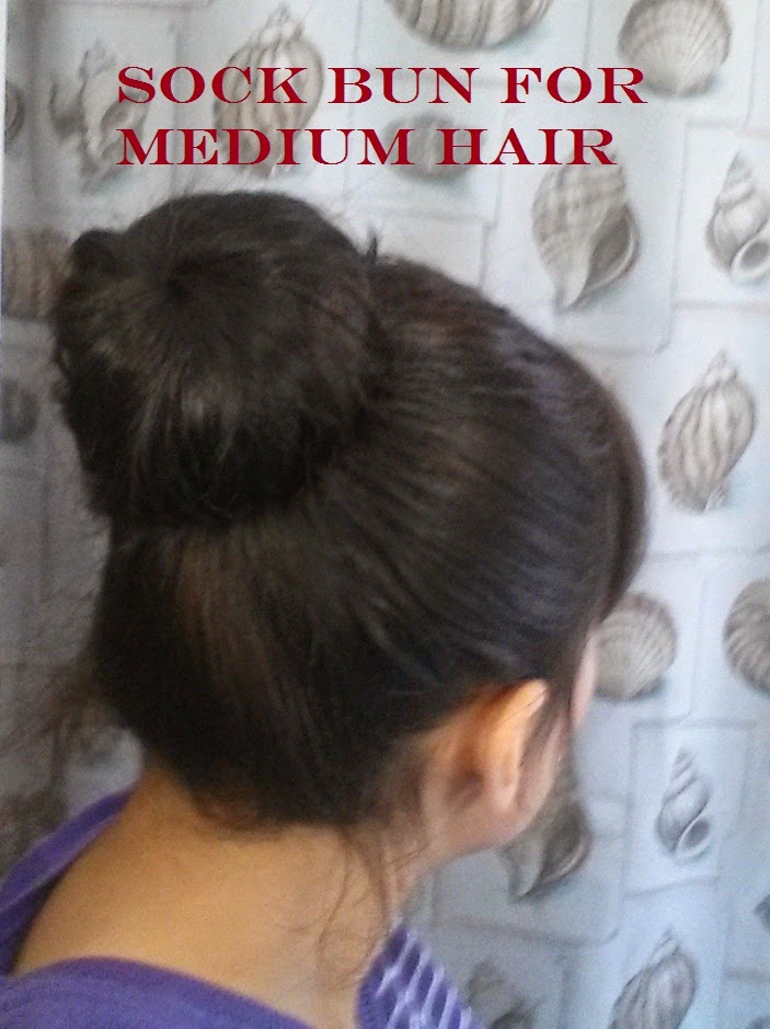 Jessica S Corner Makeup Monday Sock Bun For Medium Length Hair