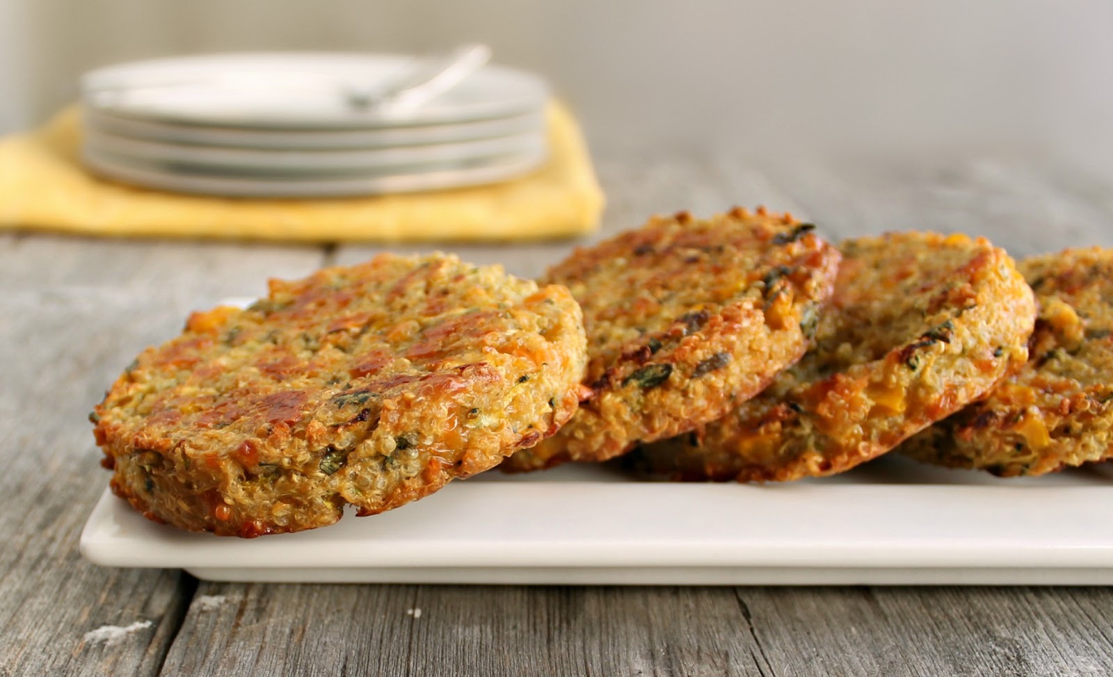 Hungry Couple Corn, Zucchini and Quinoa Cakes