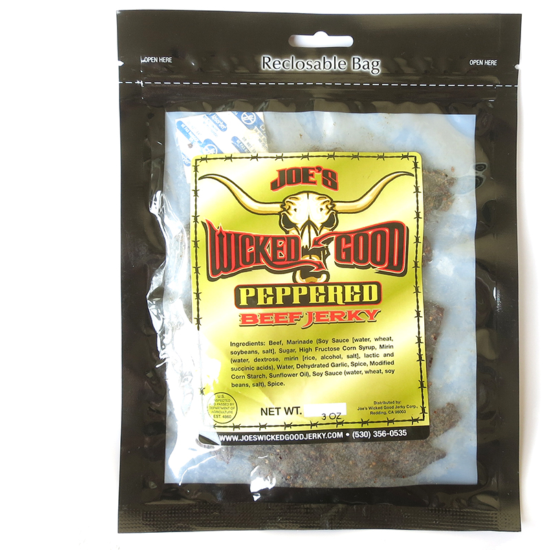 Joe's Wicked Good Jerky Peppered Beef Jerky Reviews