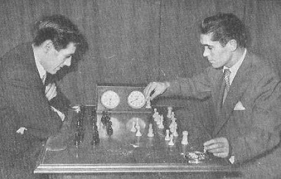 Partida de ajedrez Rubio contra Gete en el Torneo Real Madrid 1956