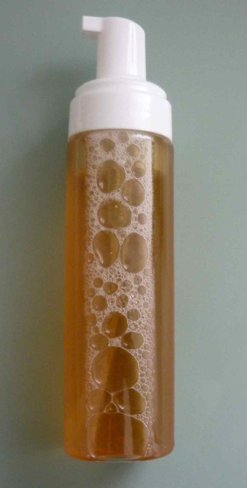 Simpleliving Using soap nut liquid in my new foamy bottles