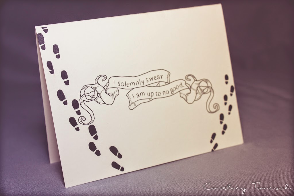 Harry Potter Screen print Card