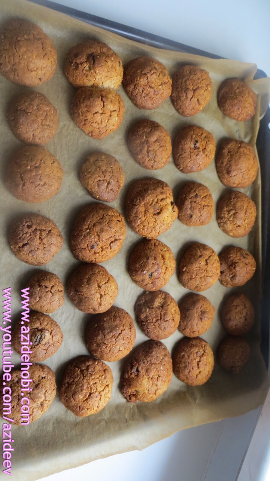 AZIDEHOBI Kurabiye / meyve kurulariyla / Nohutlu salata