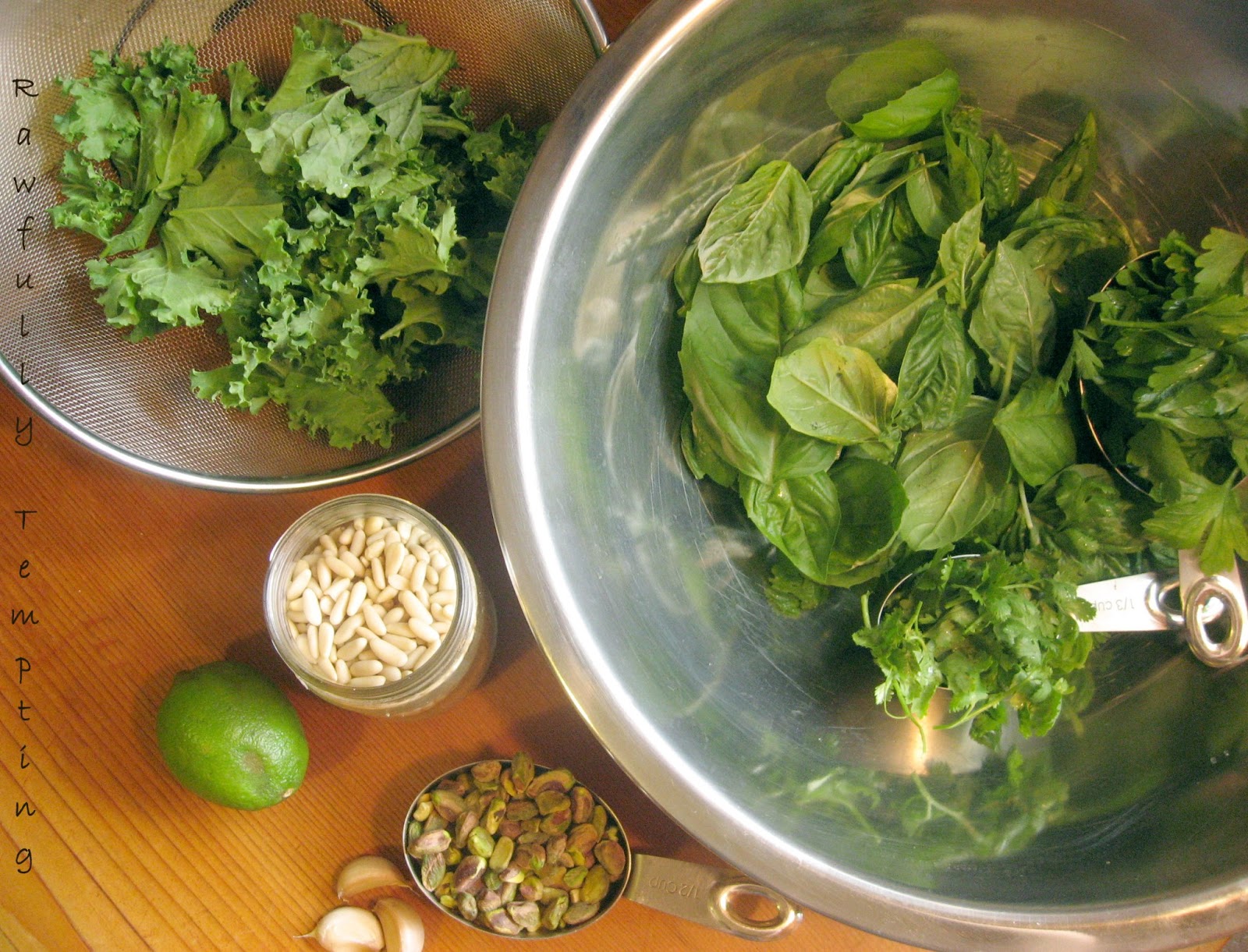 Linquine al Pistachio (Pistachio Pesto)