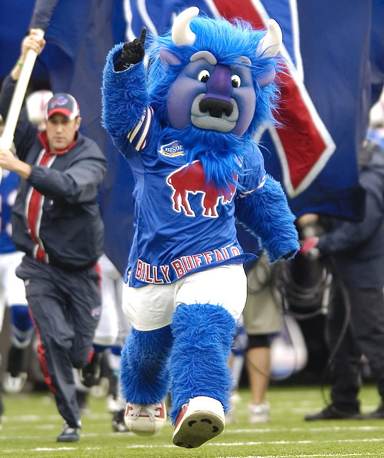 Billy Mascot of the Buffalo Bills (NFL). Animal Mascot and Costumes