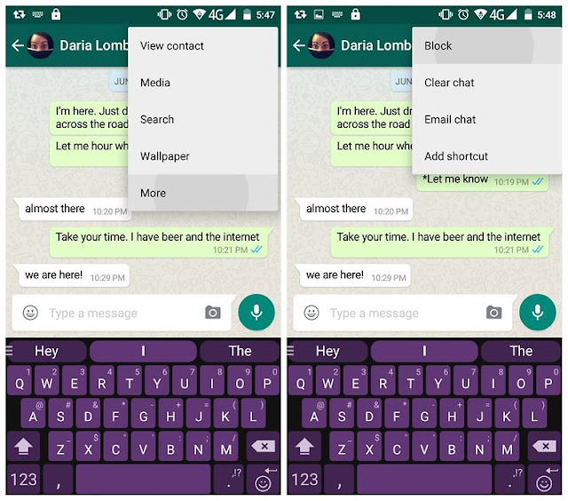Blokir teman WA Blokir teman WA
