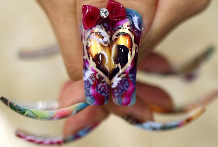 3. "Insane Nail Art Compilation" - wide 3