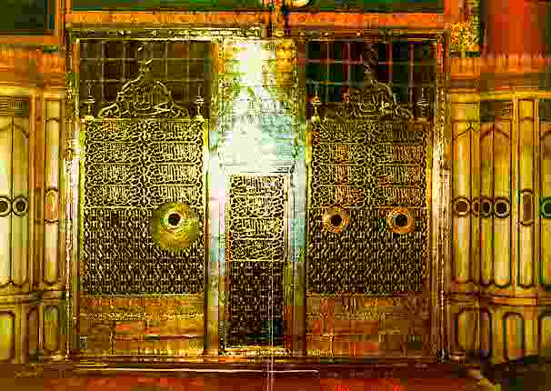 L'adoration du tombeau de Mohammed ...  - Page 2 GOLDEN+GATE+OF+KABA+MOHAMMAD+%257BSW%257D%2527S+TOMB