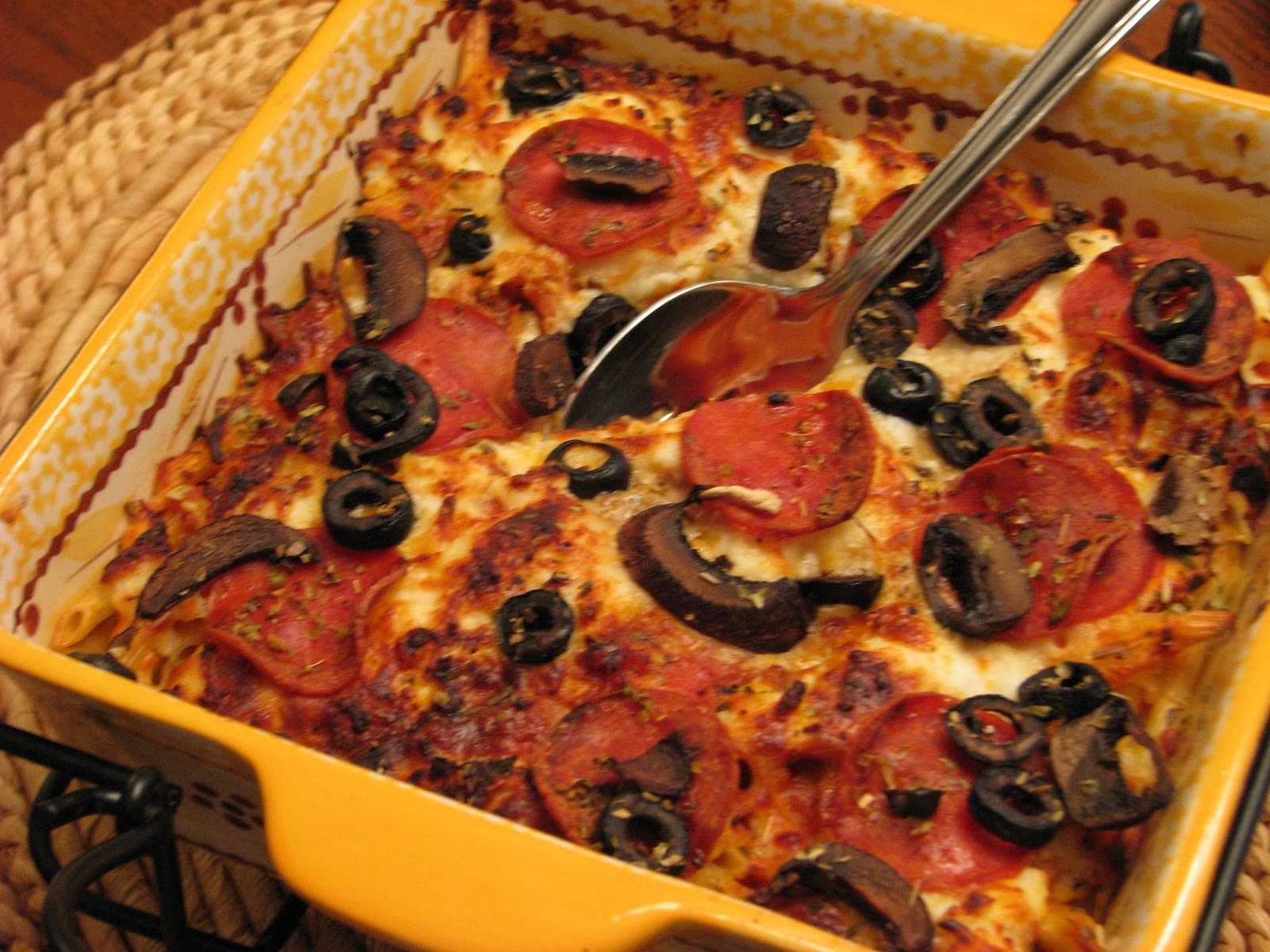 TheFultonGirls Pepperoni Pizza Casserole