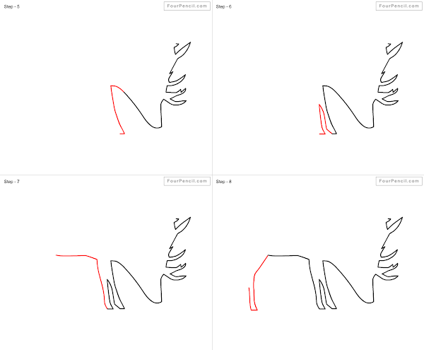 How to draw Deer - slide 1