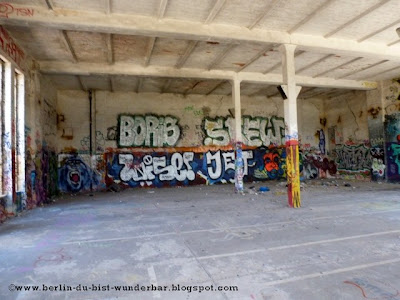 berlin, verlassene, eisfabrik, industrie, graffiti