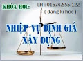 KHOÁ HỌC ĐỊNH GIÁ