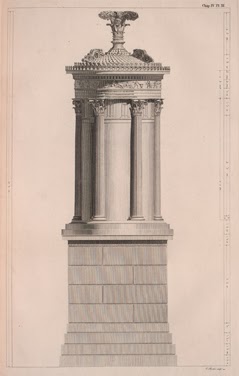 Lysicrates Monument depicted in The Antiquities of Athens