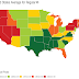 quick and easy to see where the least expensive gas is