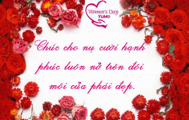 Bộ Tin nhắn SMS 8/3 chúc mừng ngày quốc tế phụ nữ