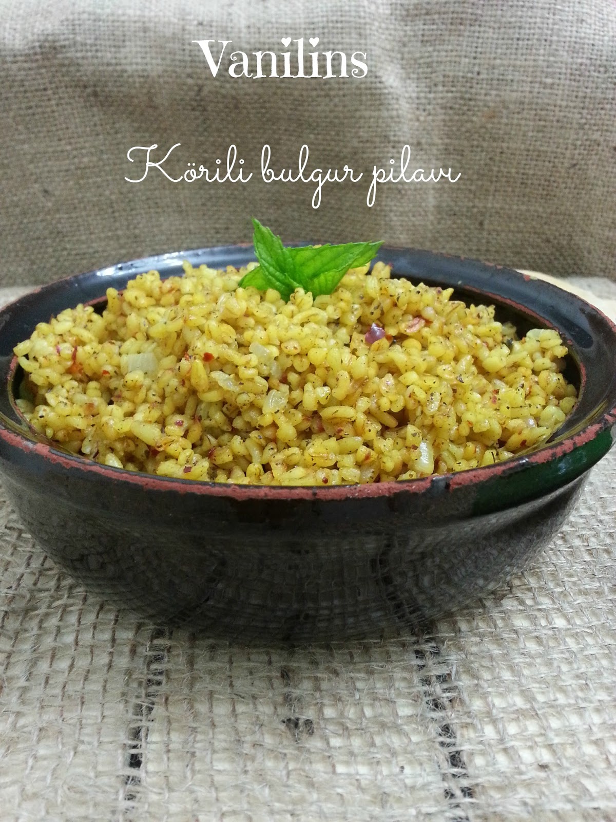 Kaz Suyunda Bulgur Pilavı Kaz Suyunda Bulgur Pilavı