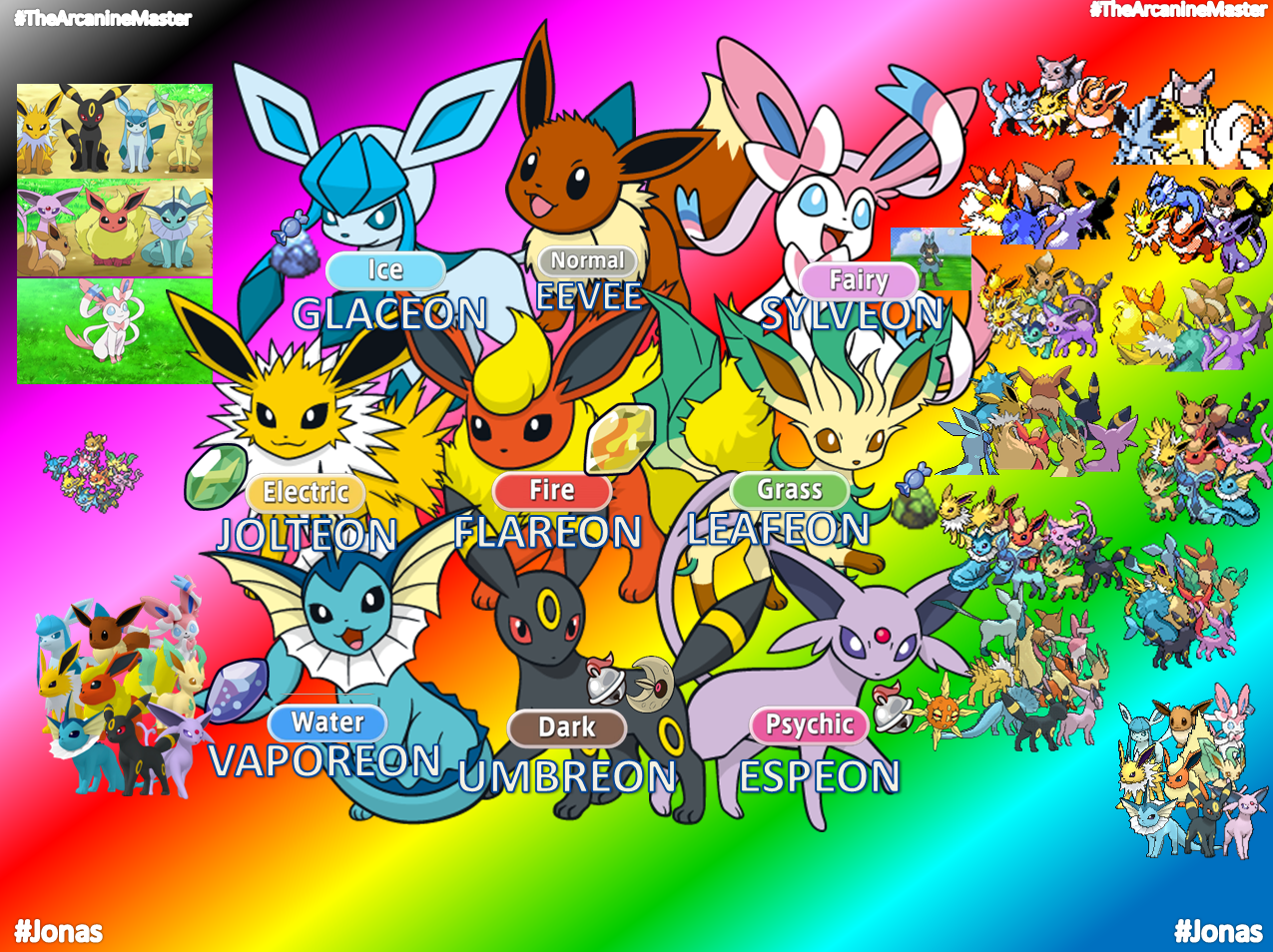 Curiosidades Pokémon: Eevee, Vaporeon, Jolteon e Flareon - Pokémothim