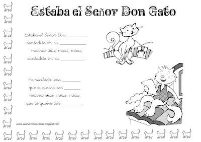 Partitura para Flauta  de Estaba el Señor Don Gato partitura popular infantil