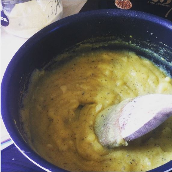 Penelope's Pantry Dairy free cheesey polenta chips a baby led