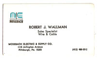 Dad's business card
