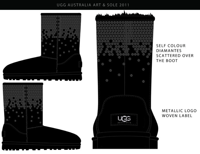 Pencil Stitches Ugg Boot Design Competition