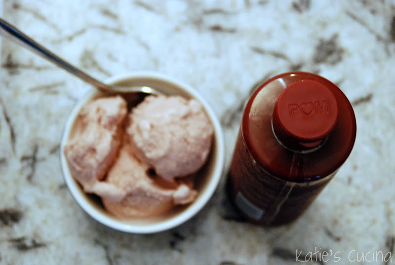 Pomegranate Frozen Yogurt Katie's Cucina