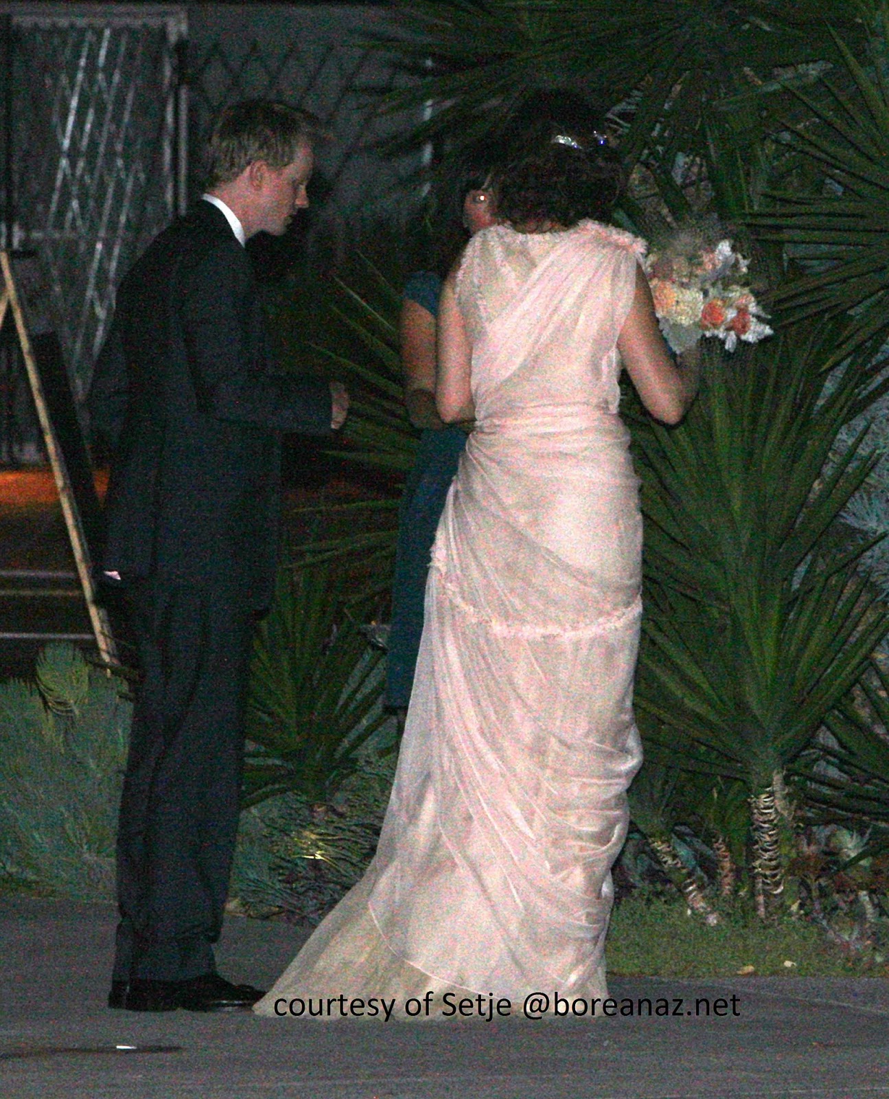 Red Carpet Wedding Emily Deschanel and David Hornsby Red Carpet Wedding