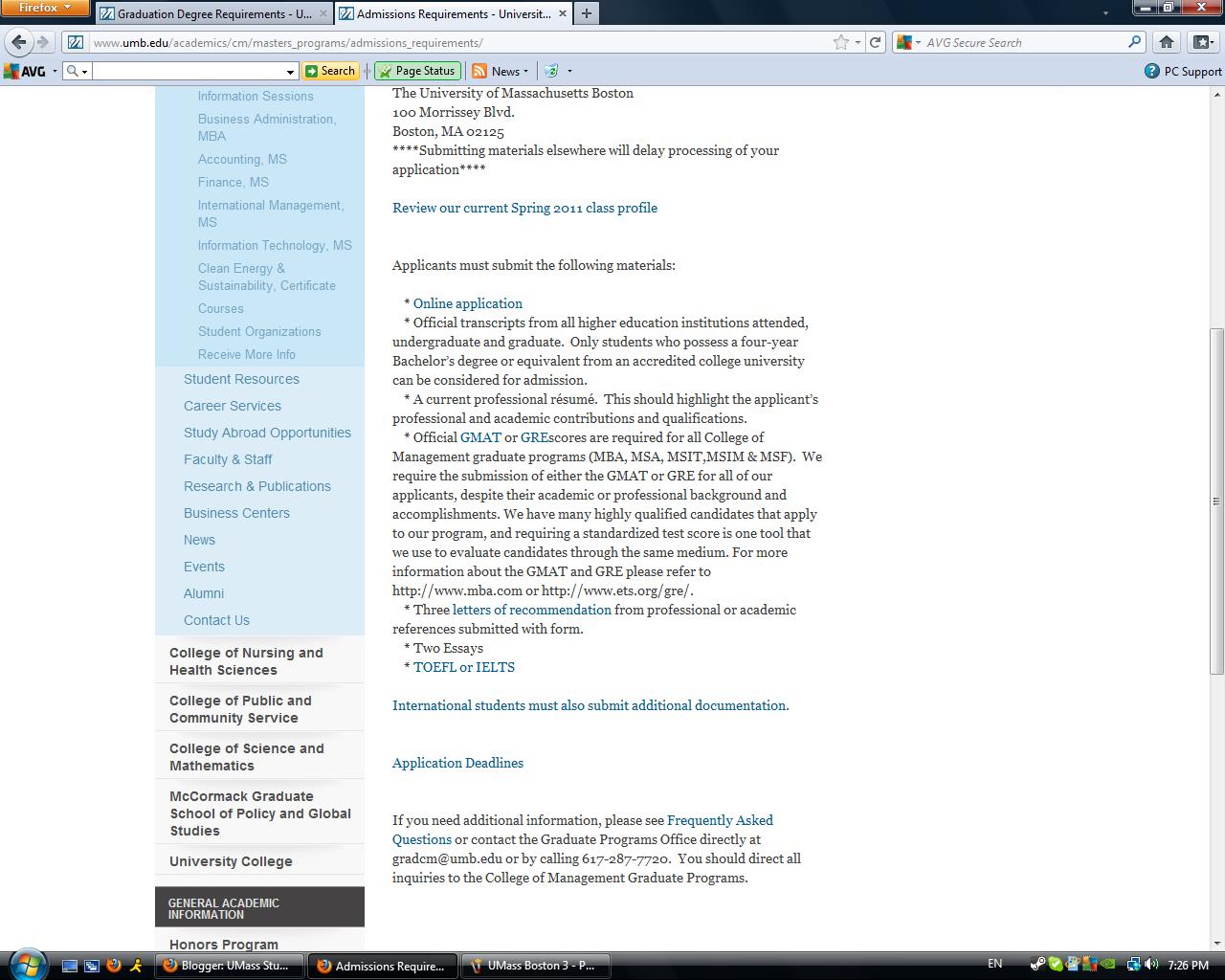 boston college writing supplement