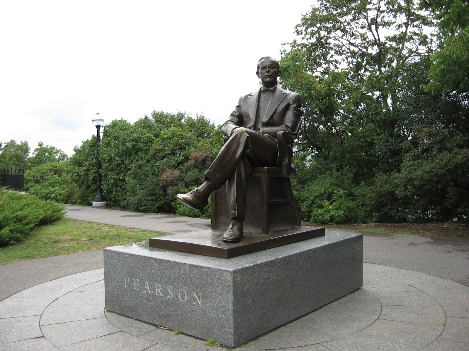 Memorials in Ottawa Lester Pearson Memorial