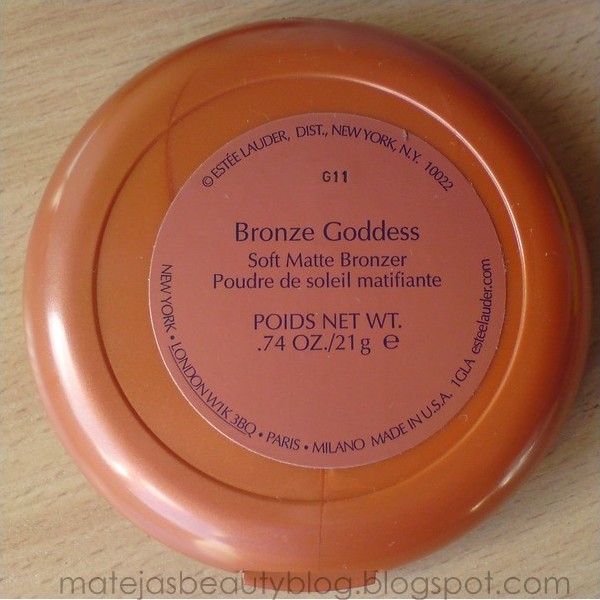 Estee Lauder Bronze Goddess Soft Mat Bronzer Mateja's Beauty Blog
