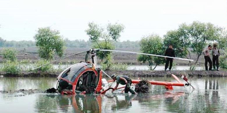 Helikopter Latihan Diberitakan Jatuh di Pemalang Bengkalis Pos