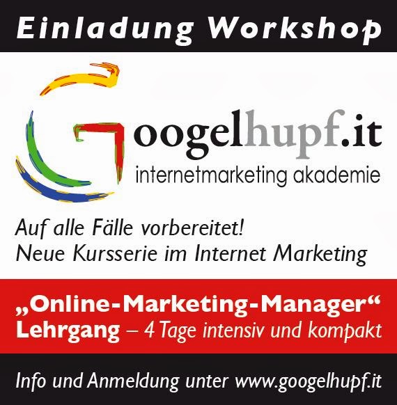 Workshop Googelhupf Internetmarketing Akademie