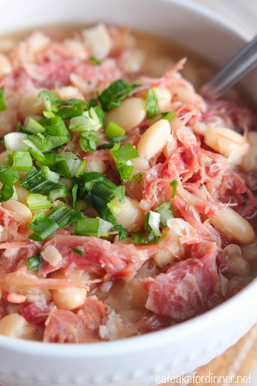 Eat Cake For Dinner Slow Cooker Ham and Beans