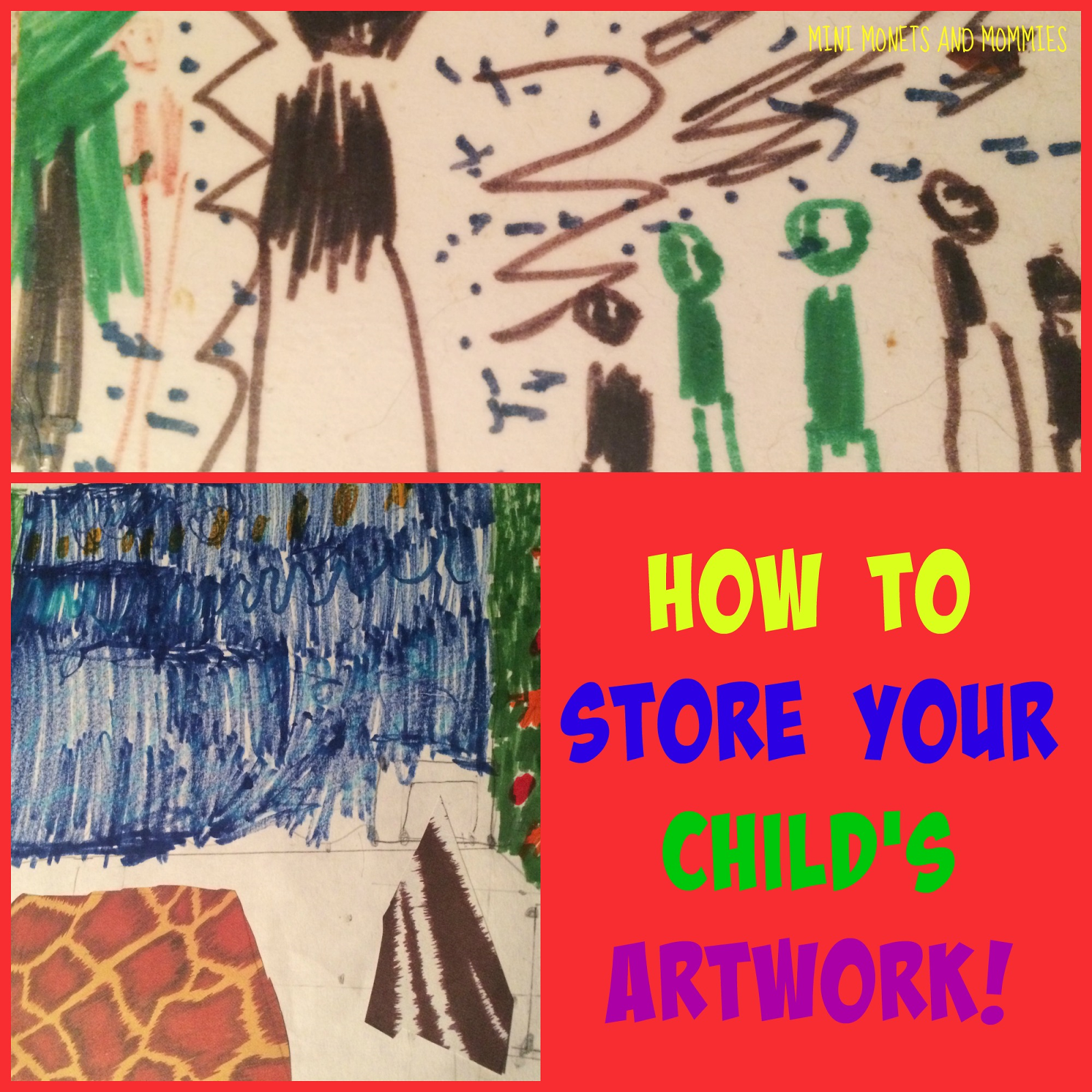 Mini and Mommies Kids' Art Storage Ideas and Apps