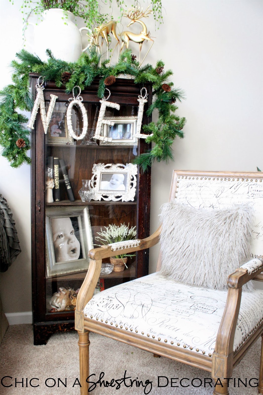 Chic on a Shoestring Decorating Christmas Home Tour Part 1, The Fancy Room