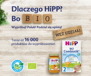 Aż 16 000 produktów HiPP do przetestowania Konkurs