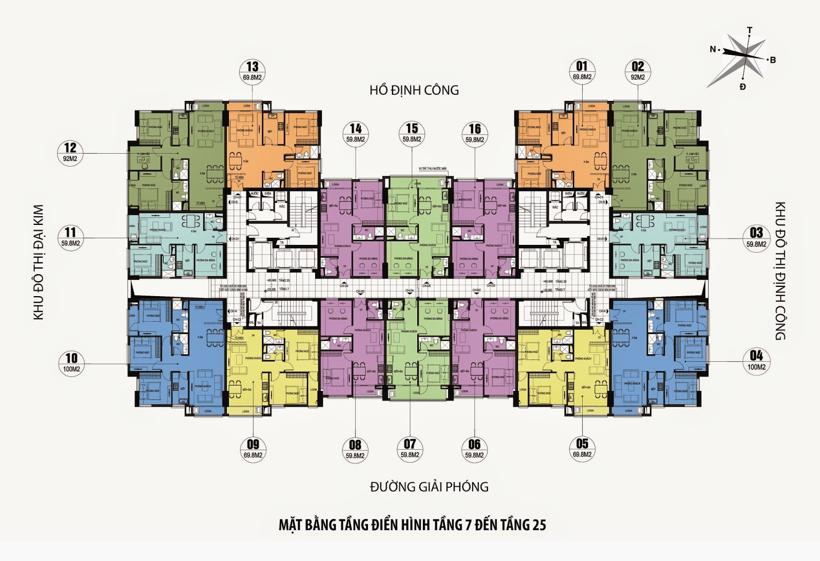 Mặt Bằng Chung Cư Dream Home - 36 Định Công Mặt Bằng Chung Cư Dream Home - 36 Định Công