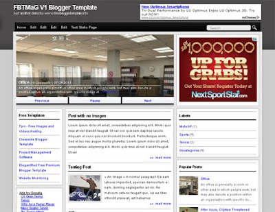 FBTMaG V1 Blogger Template