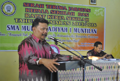 raker muhi suliswiyadi,dosen umm,rapat kerja,sma muhammadiyah 1 muntilan,2015