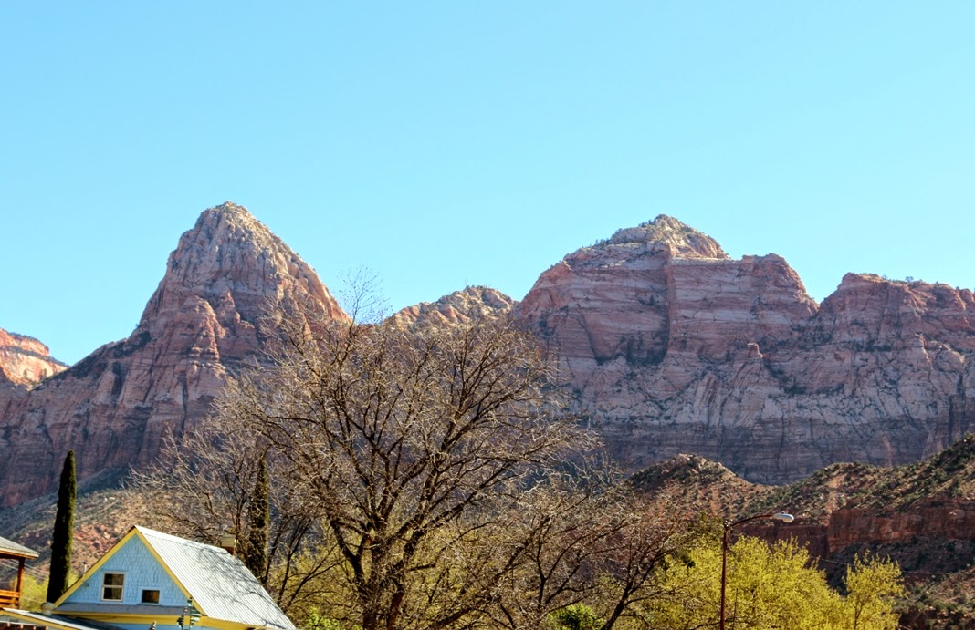 A photo, A thought............ Place Spring break visit to Zion
