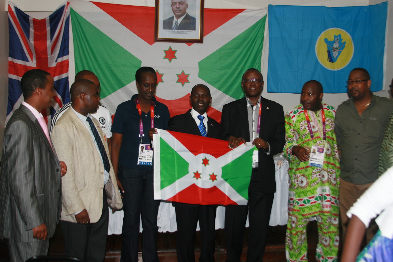 UBUNTU PLATFORM: burundi olympic athletes at a Luncheon at the Burundi