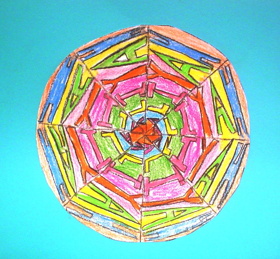 Name Mandalas | Lessons from the K-12 Art Room