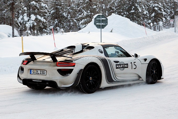 Spyshots: Porsche 918 Spyder Winter Testing Spyshots: Porsche 918 Spyder Winter Testing