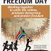 President of India’s message on the eve of Freedom Day of South Africa