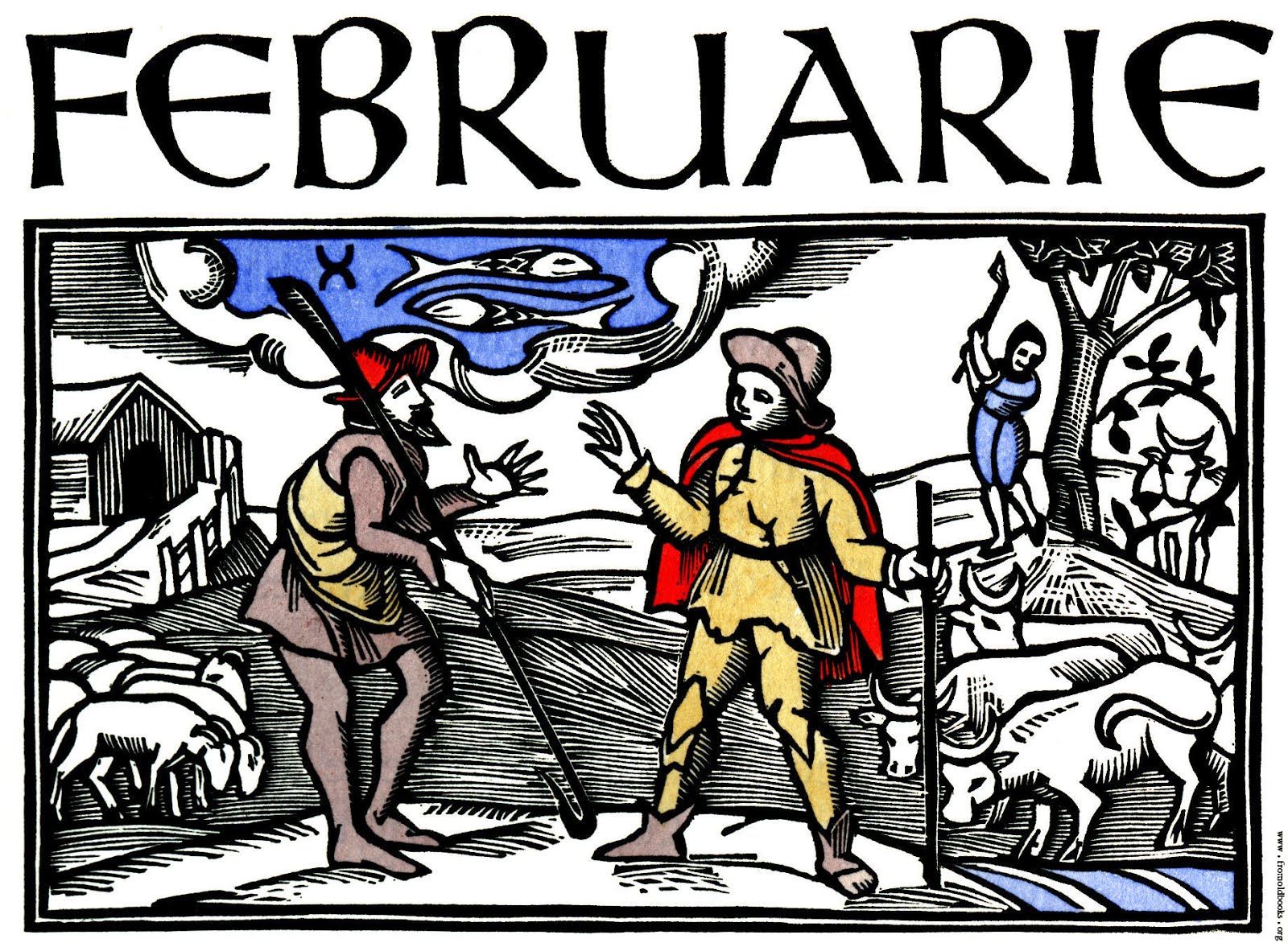 Calendario Em Ingles Fevereiro